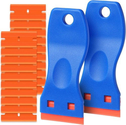 Plastic razor blade scraper - plastic,