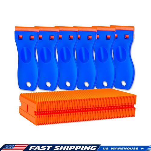Plastic razor blade scraper - razor,